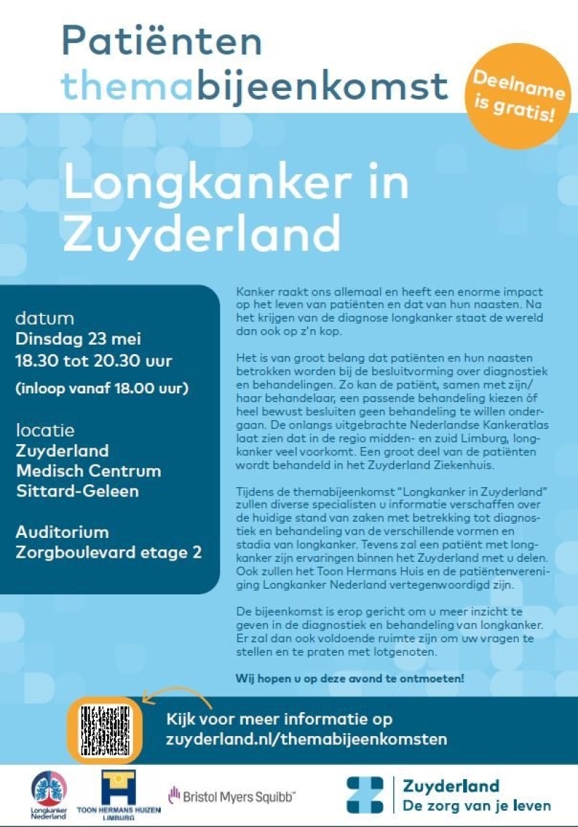 Flyer Zuyderland 23 mei