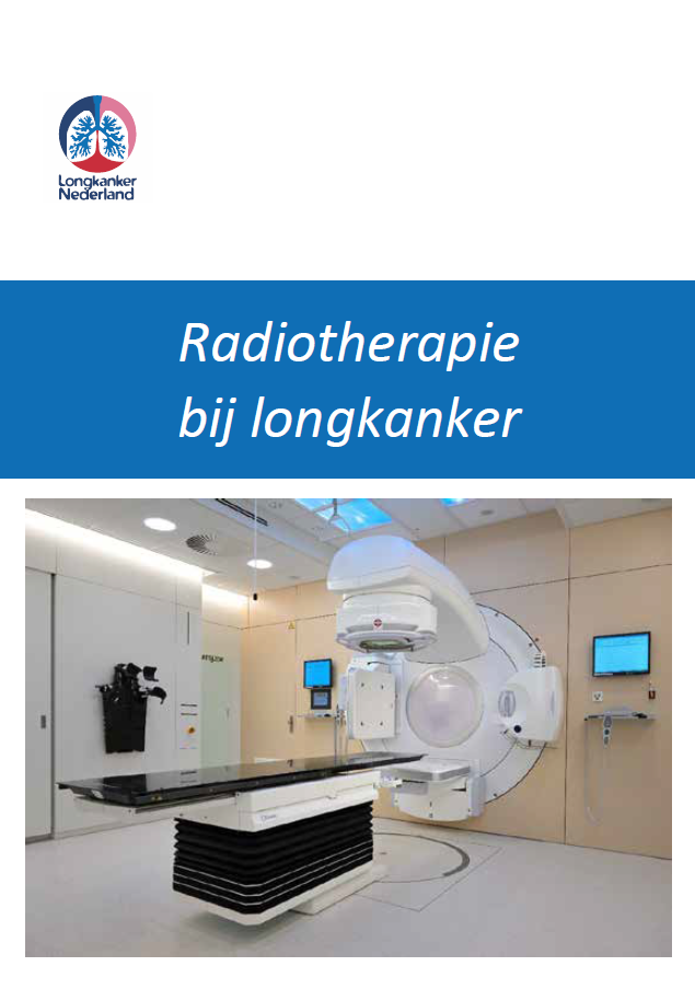 Voorkant boekje radiotherapie bij longkanker