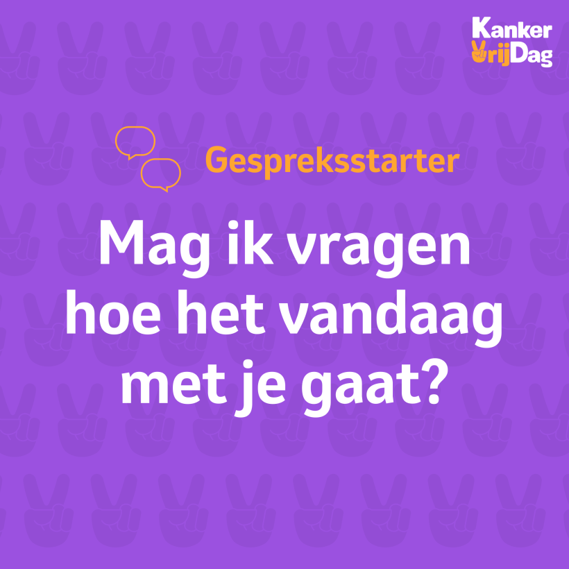 Kanker Vrij Dag 2025 Gespreksstarters 1