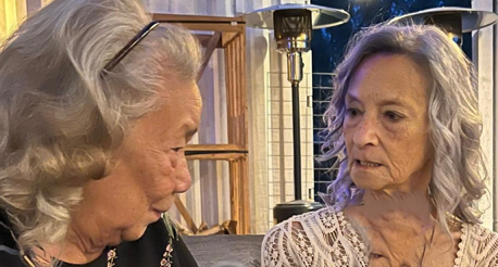 Nicolette met tantes