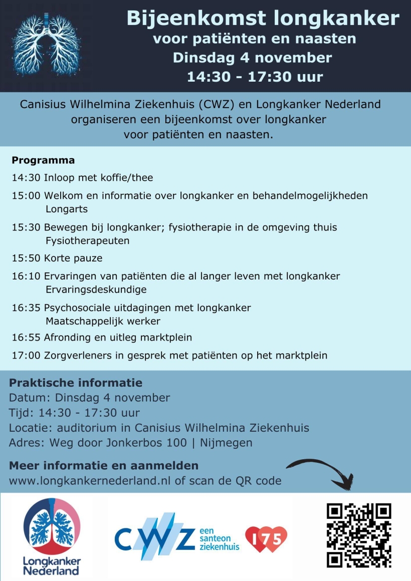 Patiëntenbijeenkomst CWZ 20251104