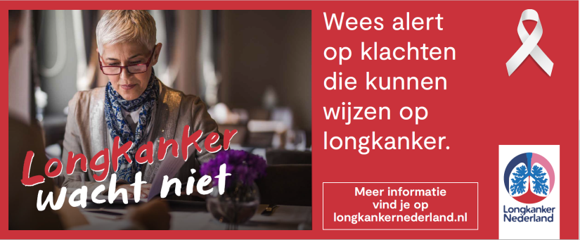 Campagne longkanker wacht niet nieuwsbericht